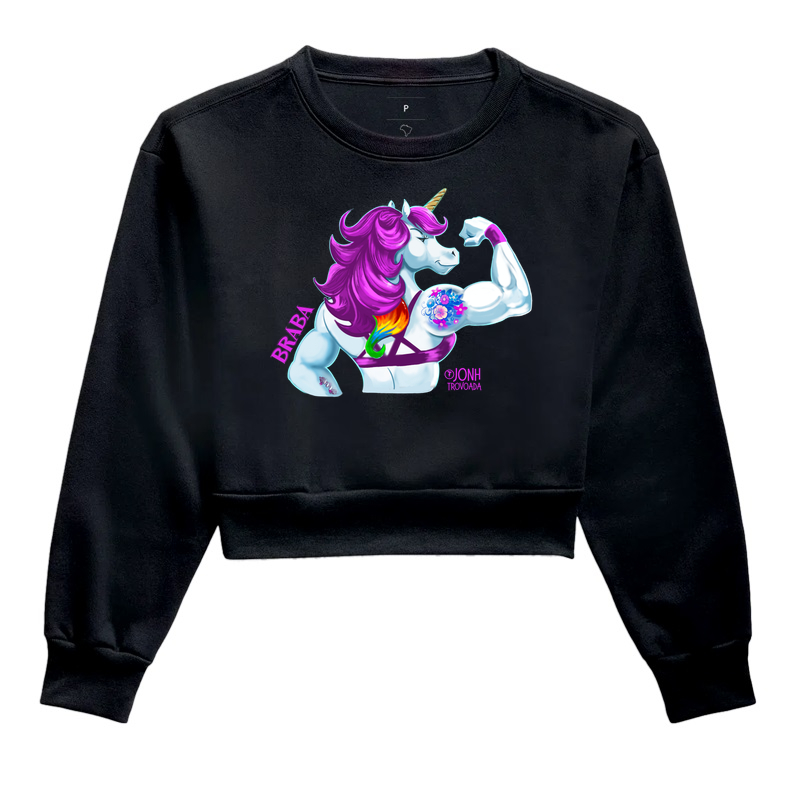 Cropped Moletom Braba