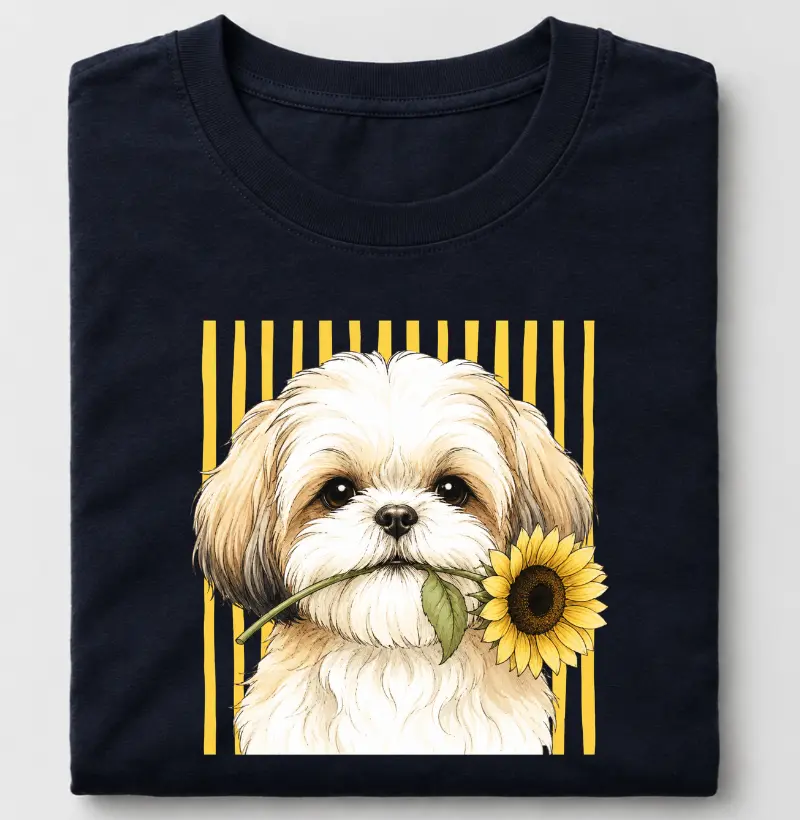 Girassol de Shih Tzu
