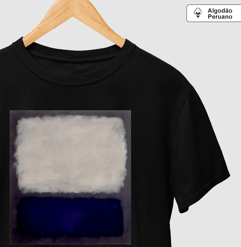Blue and Gray - Rothko - Camiseta Algodão Peruano