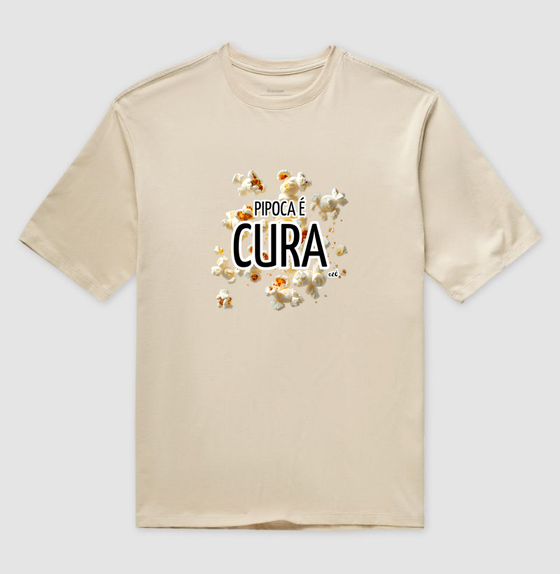 Obaluaê - Pipoca é cura - Camiseta Oversized