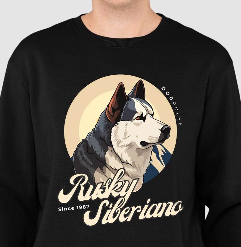 Suéter Moletom Husky Siberiano Busto Dog Pulse