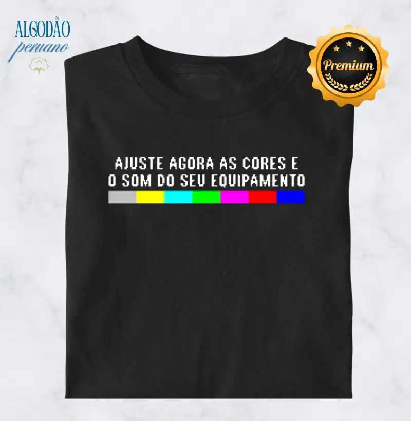 Ajuste agora as cores e o som do seu equipamento (VHS)