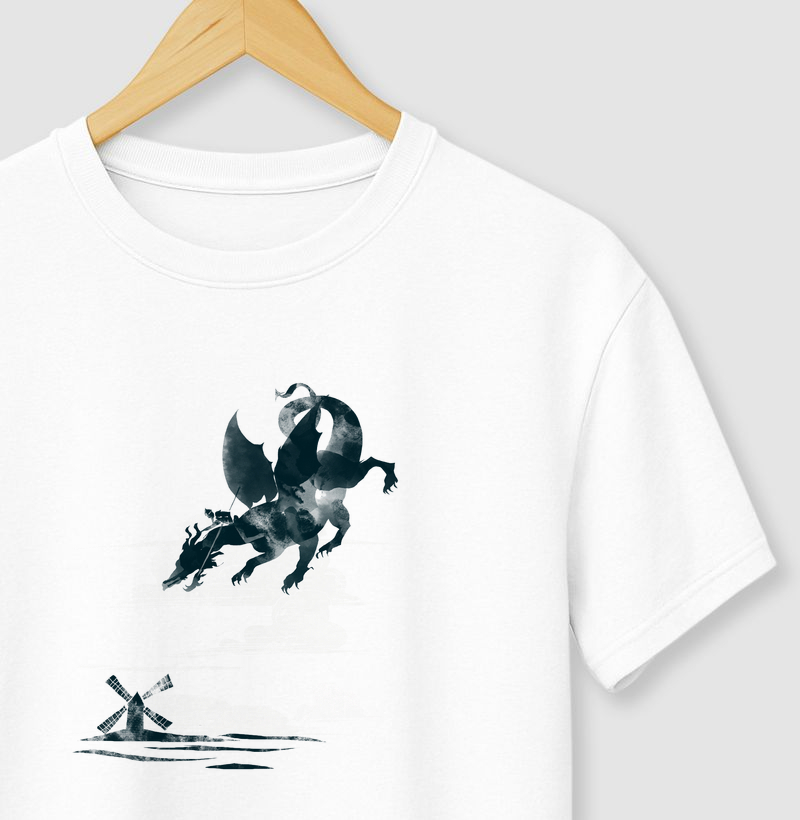 Camiseta Don Quixote Del Dragon - Camiseta