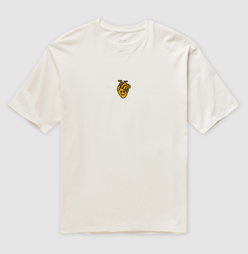 Oversized Coração Mini Logo