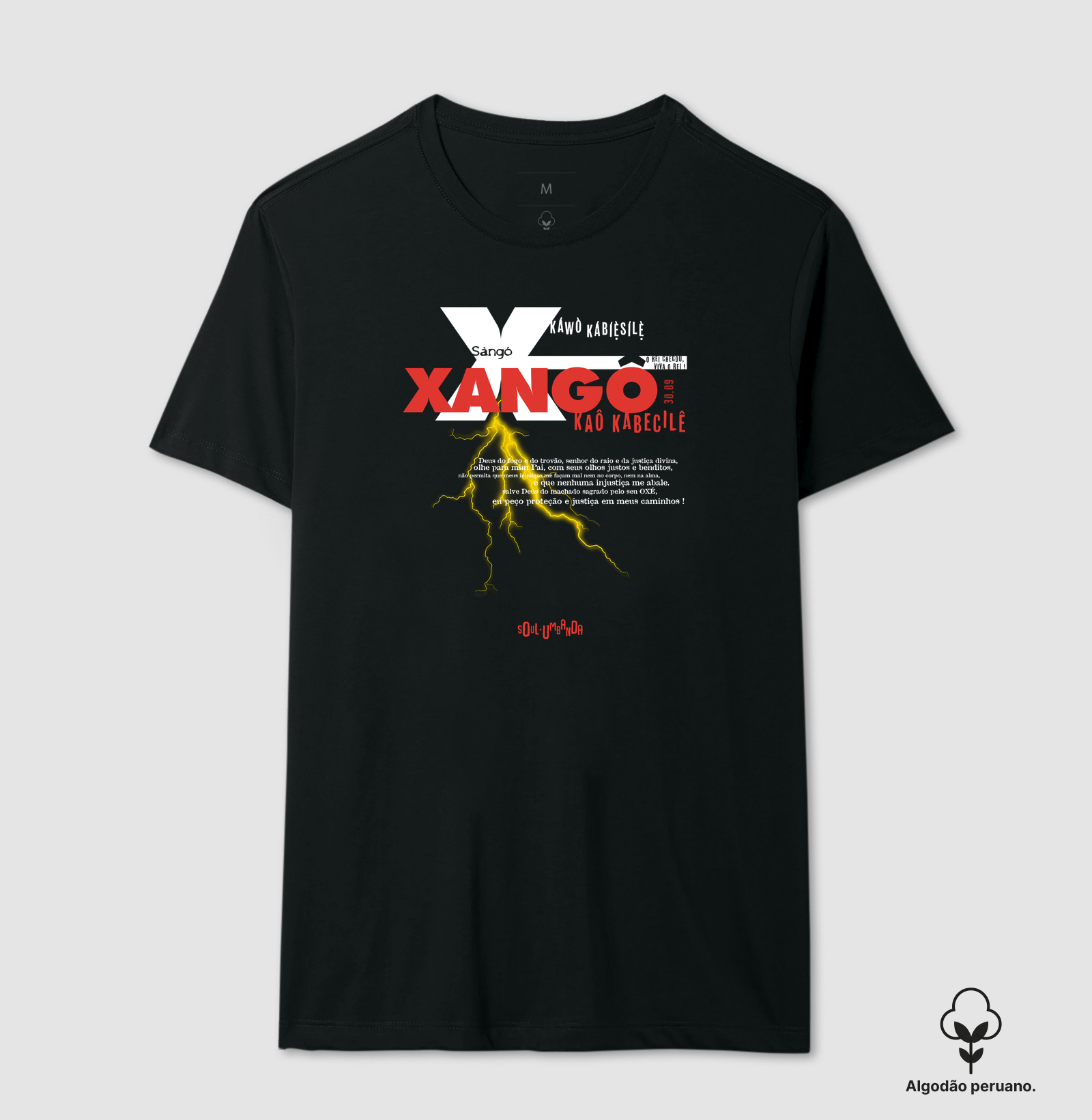 camiseta XANGÕ oração