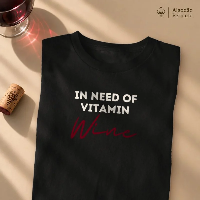 Camiseta Vinho - Vitamin Wine