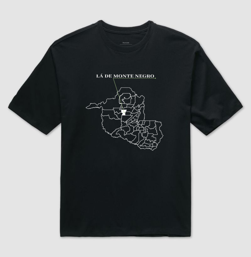 Monte Negro | Origem RO - Camiseta Oversized