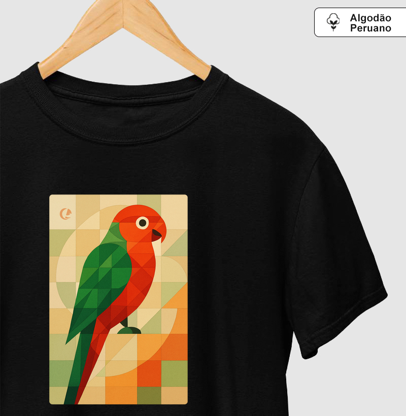 Camiseta Algodão Peruano King Parrot - Geométrico