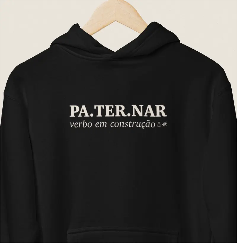 Paternar: verbo em construção[moletom] Homem Paterno