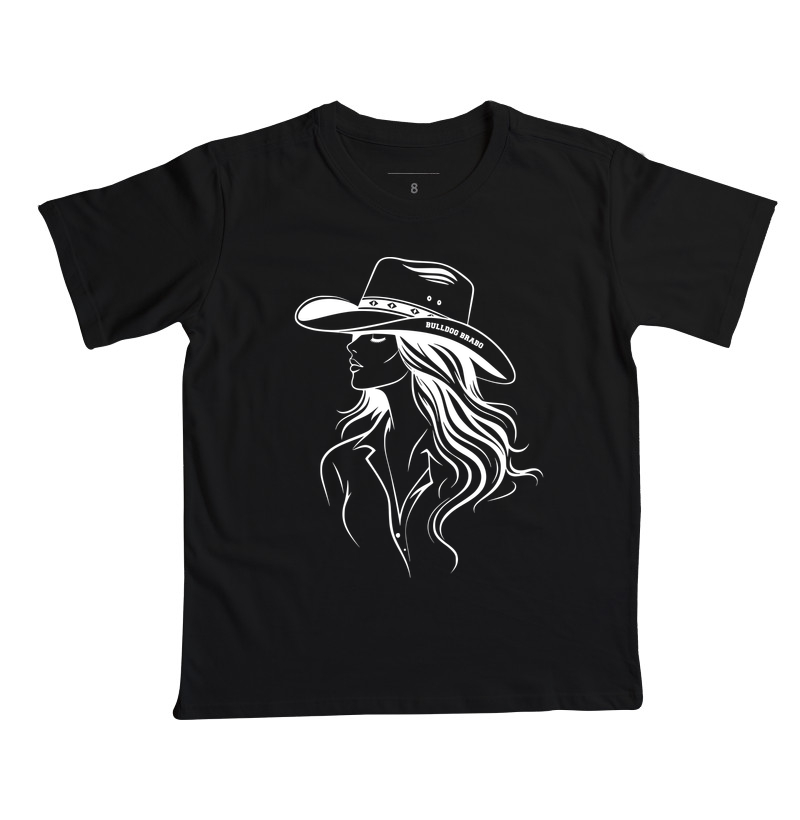 Cowgirl a Sonhar Country Western - Camiseta Infantil