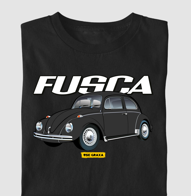 Fusca Preto Escrita