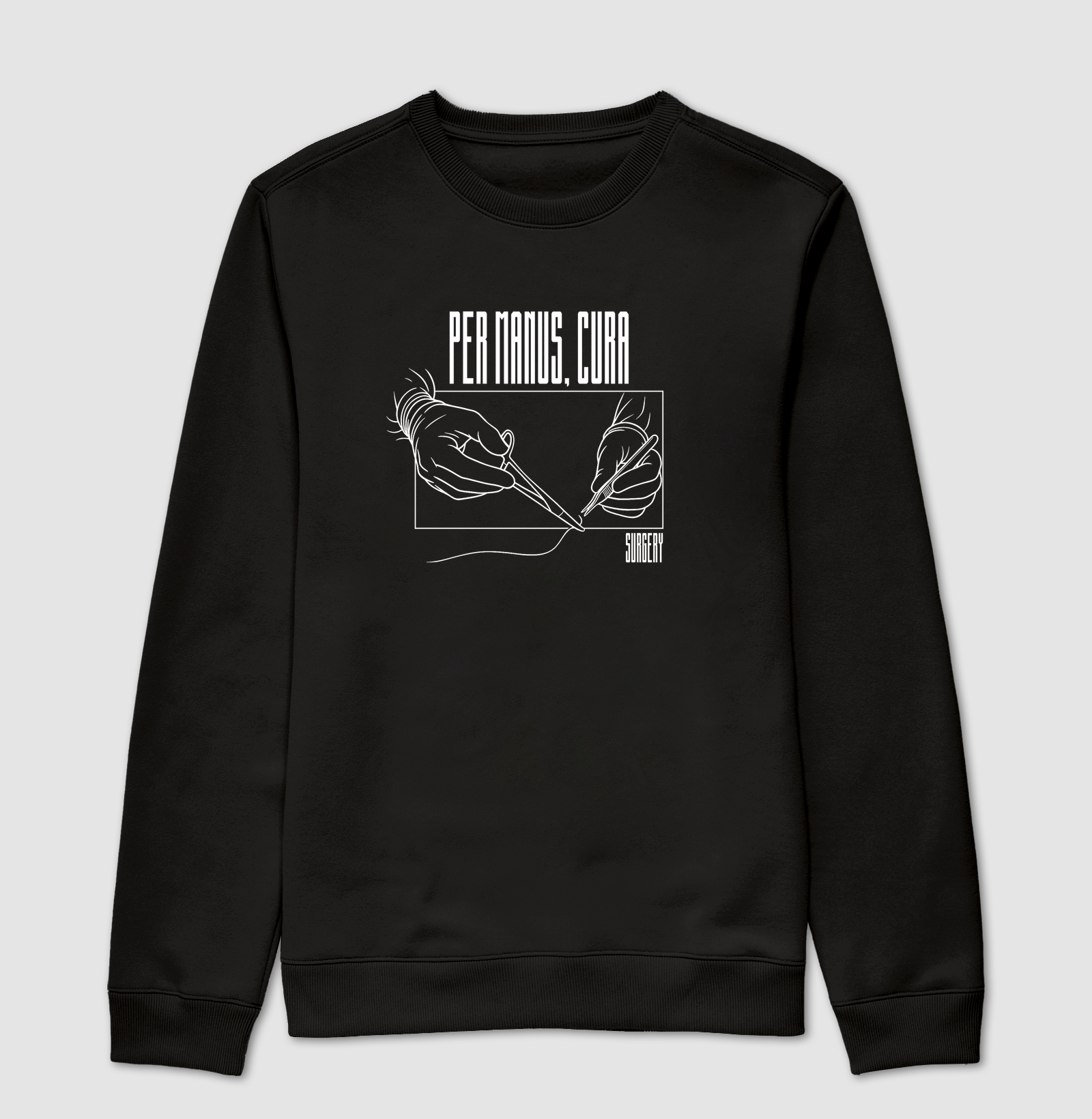 Moletom Suéter - Cirurgia: Per manus, cura