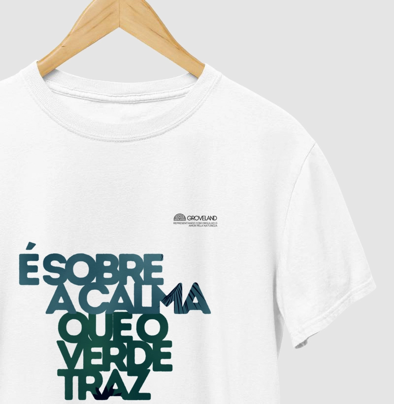 CAMISETA VERDE ACALMA CORES