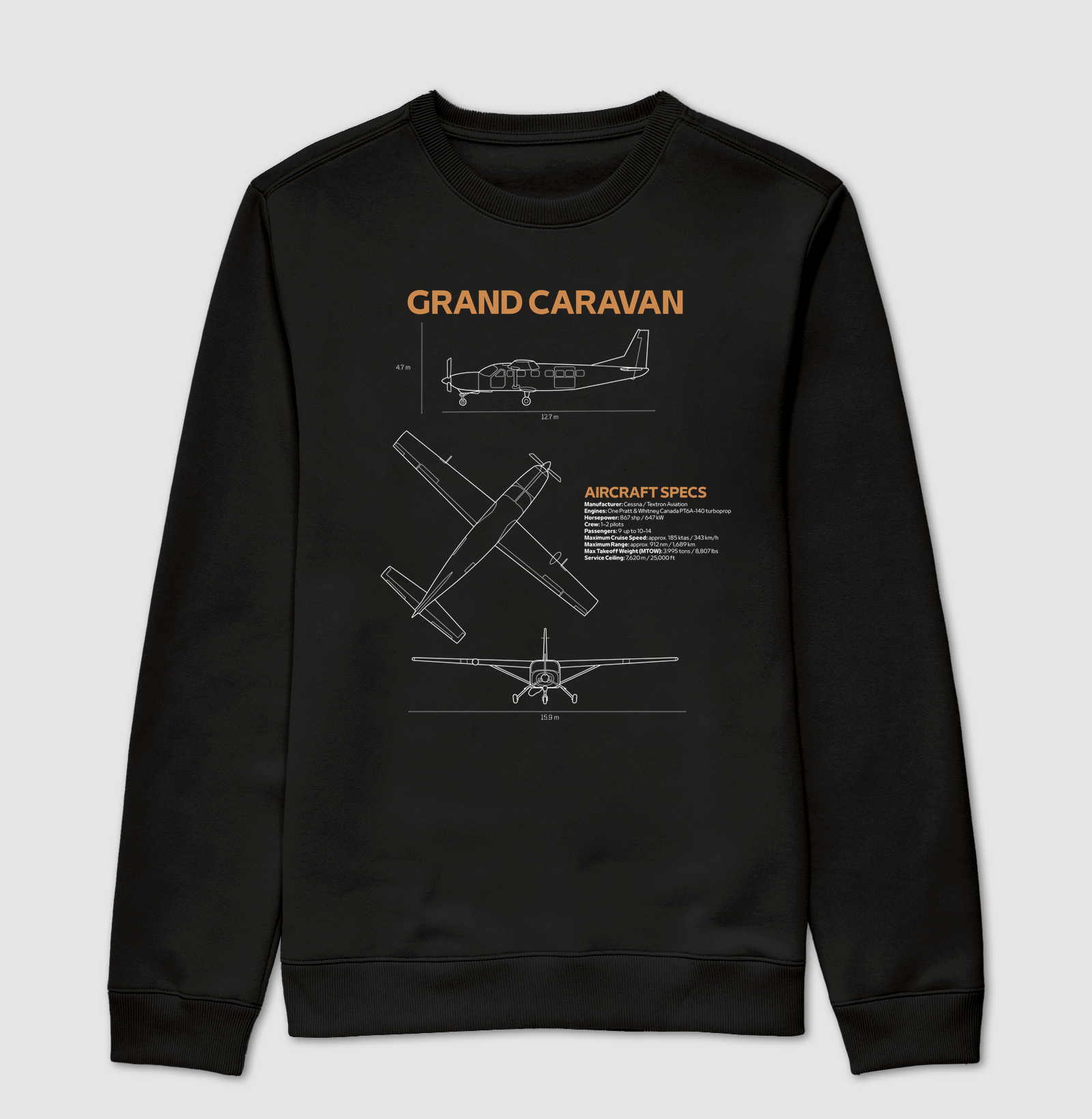Grand Caravan | Blueprint - Suéter Moletom