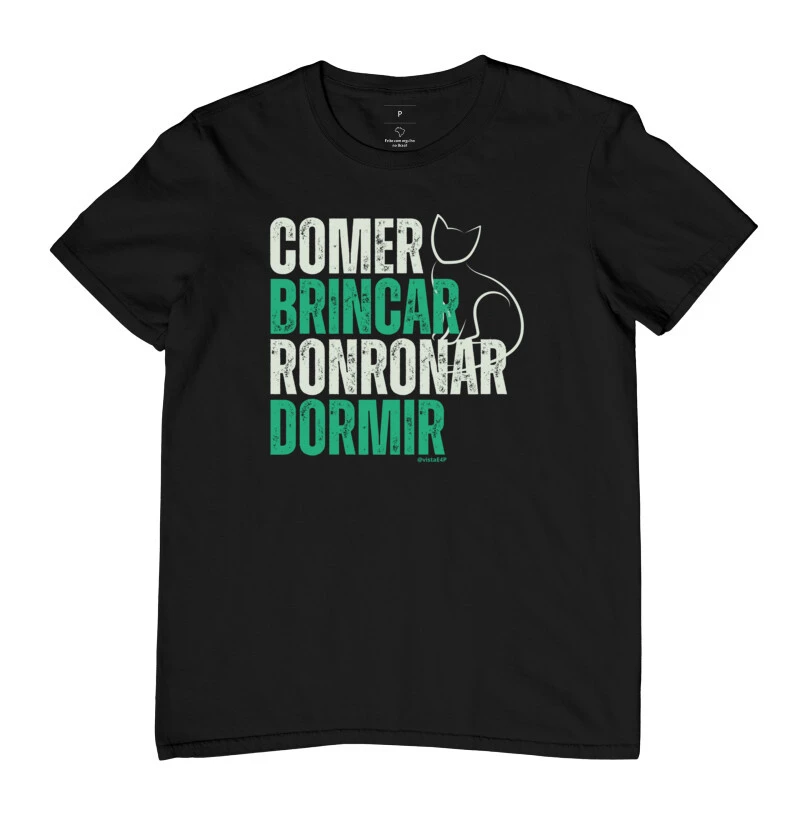 #019 - Comer, Brincar, Ronronar, Dormir - gato