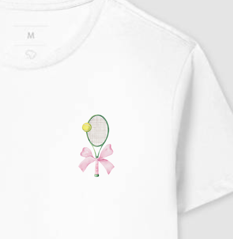 Raquete com Laço Rosa Pocket