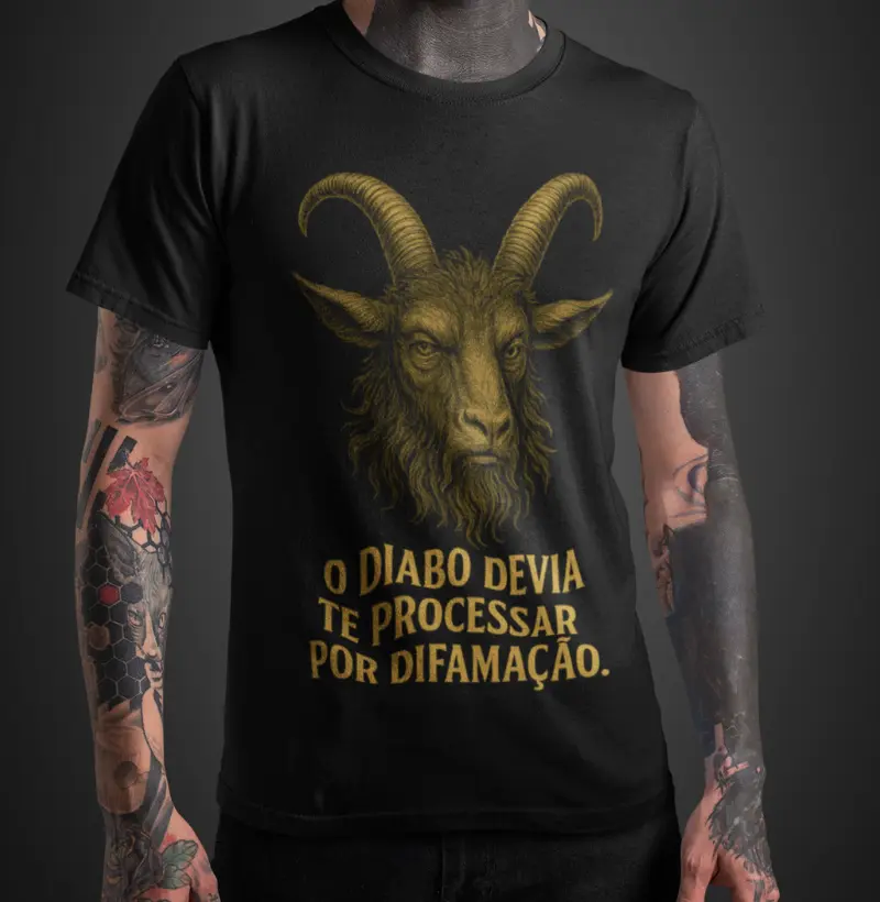 O Diabo devia te processar por difamação.