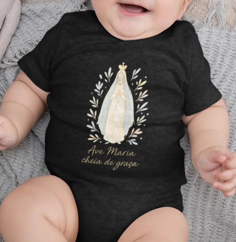 Ave Maria Cheia de Graça Desenhada