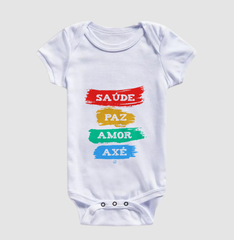 Saúde, paz, amor e axé