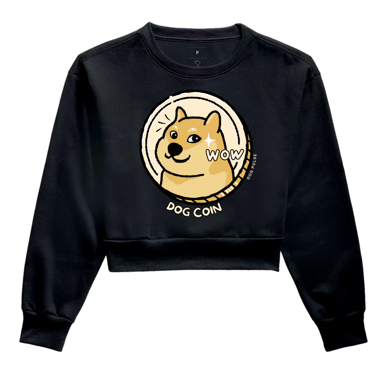 Cropped Moletom Dog Pulse - Dog Coin