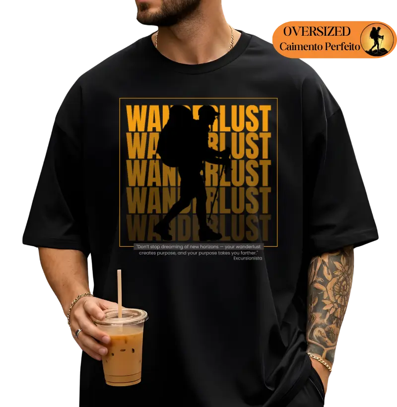 Camiseta Premium Wanderlust Expedition | Excursionista