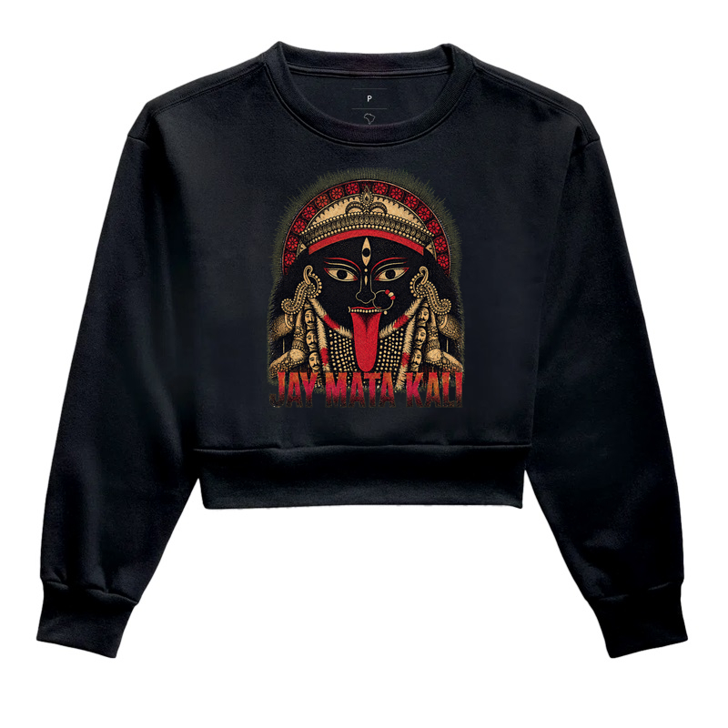 Jay Mata Kali - Cropped Moletom