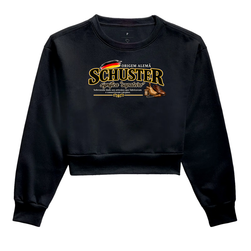 Schuster  - Cropped Moletom
