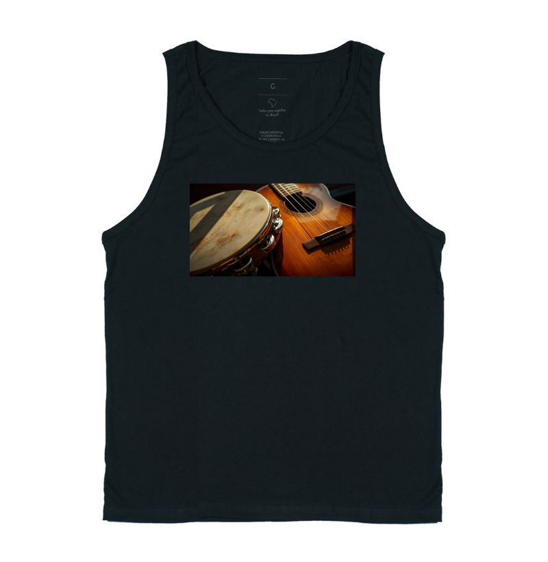 camiseta cavaquinho e pandeiro