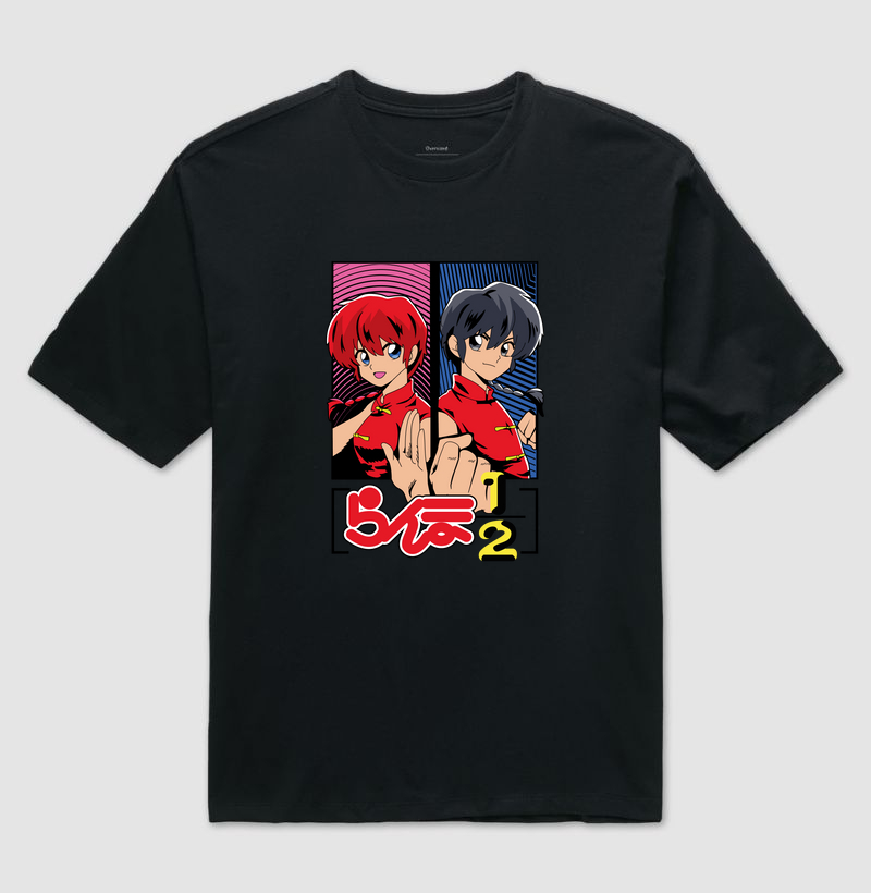 Camiseta Ranma ½ – Dupla Forma Martial Style