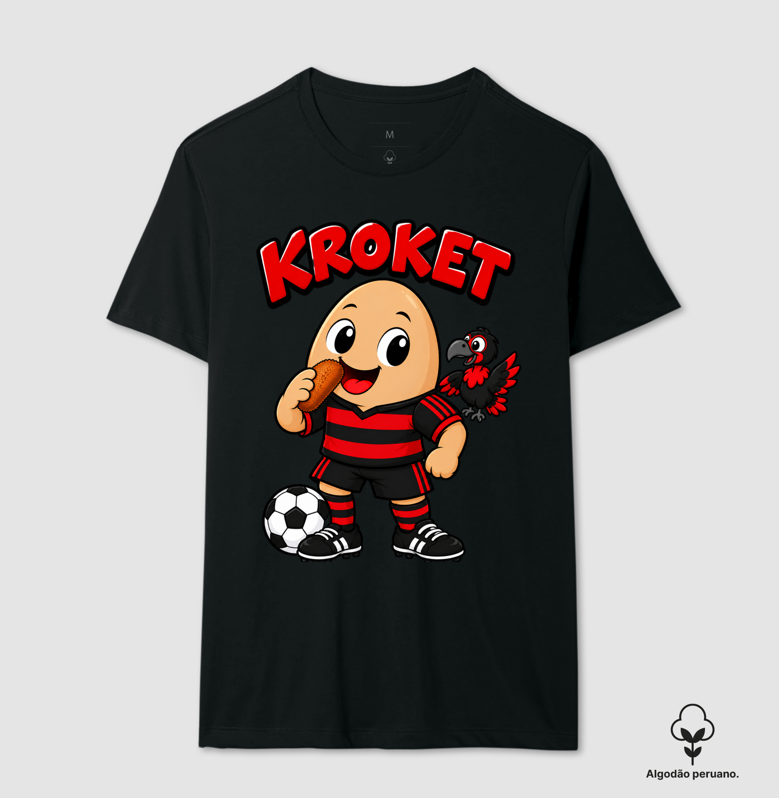 Egg Kroket : Nação - Camiseta Algodão Peruano