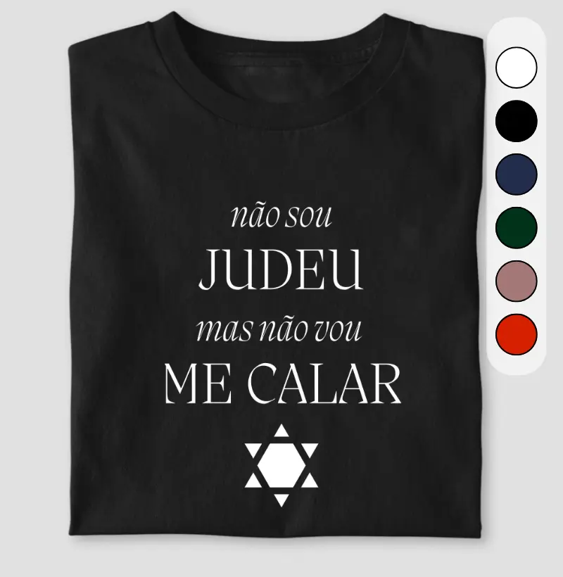 Não sou judeu mas não vou me calar 