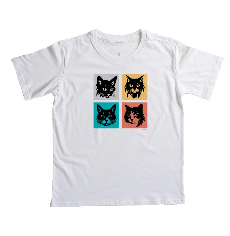#54 - Quadrinhos Silhueta Gatos