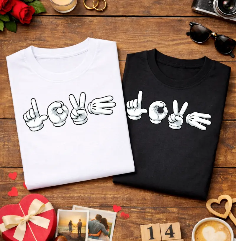 Camiseta “LOVE em Linguagem de Sinais” #215 🤟❤️
