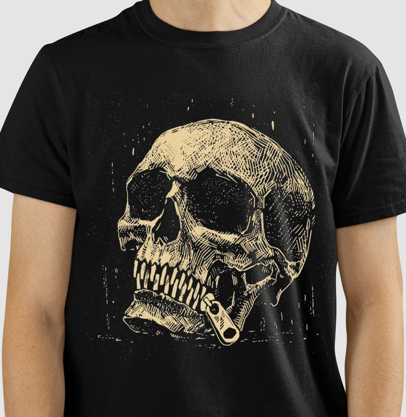SKULL ZIPER