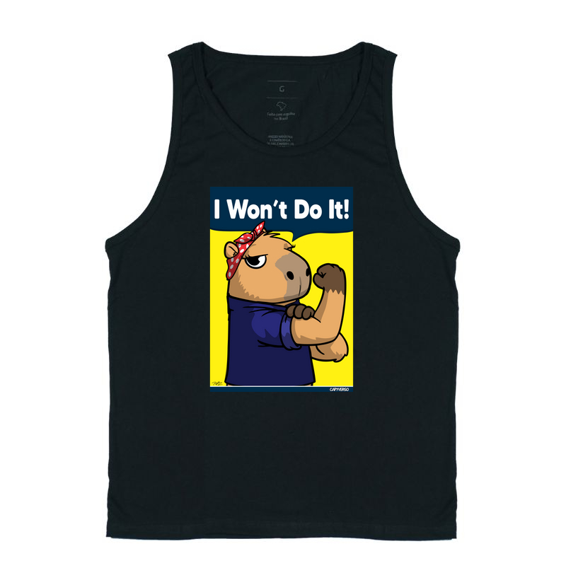 Camiseta Capivara I won’t do it! - Regata