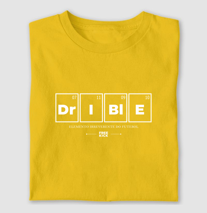 CAMISETA FREE KICK DRIBLE LOGO BRANCO