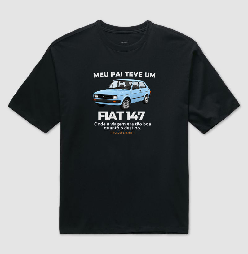 Meu pai teve um  - FIAT 147 - azul claro