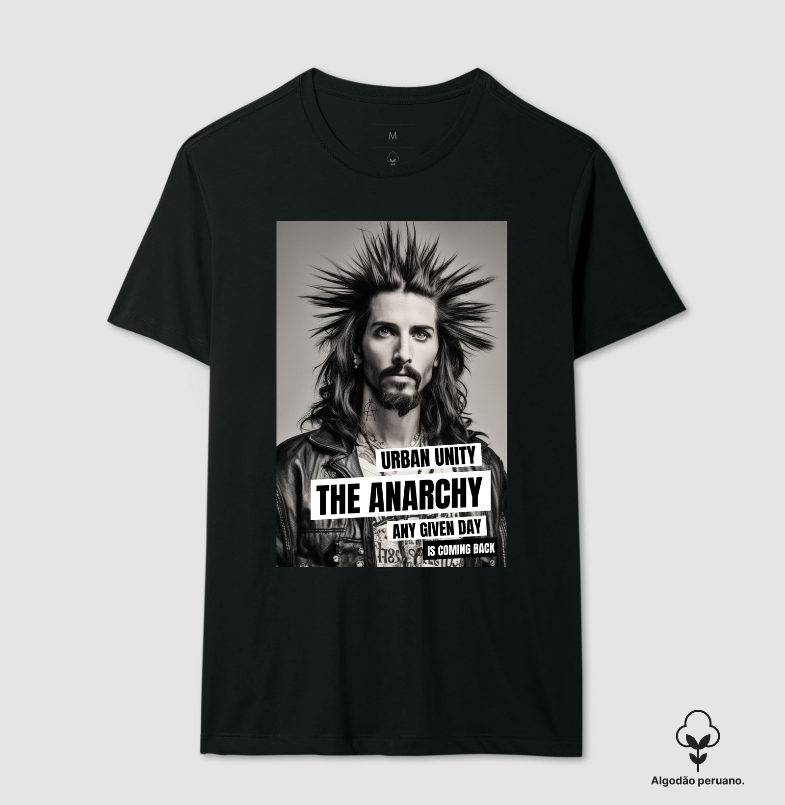 THE ANARCHY - Camiseta Algodão Peruano