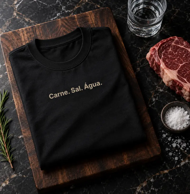 Carne Sal Água