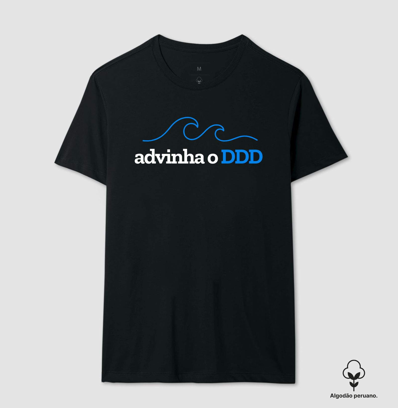 DODDIO - Advinha o DDD - Camiseta Algodão Peruano