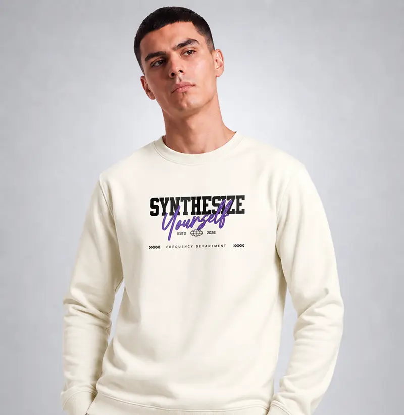 SYNTHESIZE YOURSELF — Suéter Moletom