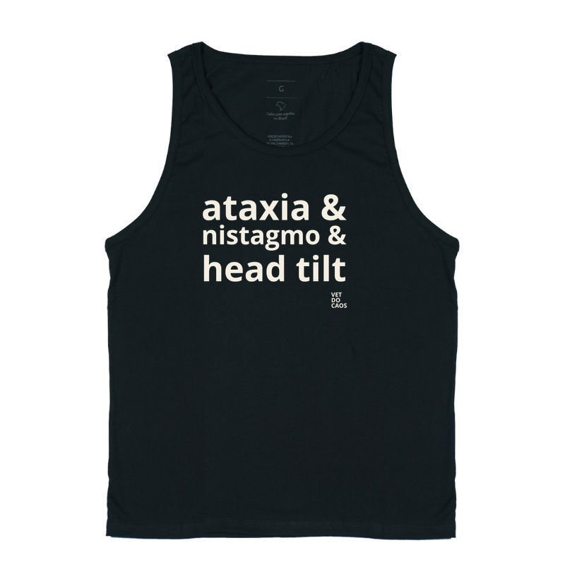 ataxia & nistagmo & headtilt offwhite