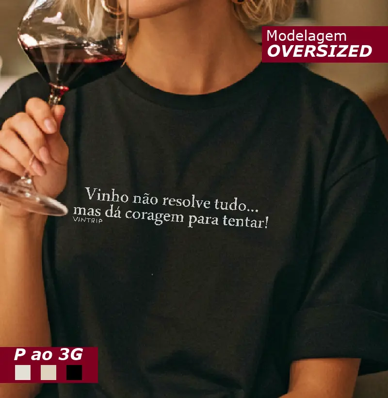 Vinho não resolve tudo...mas dá coragem para tentar!