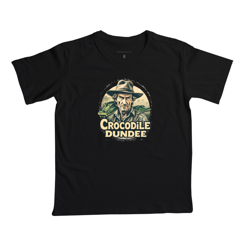 Camiseta Crocodilo Dundee Selvagem