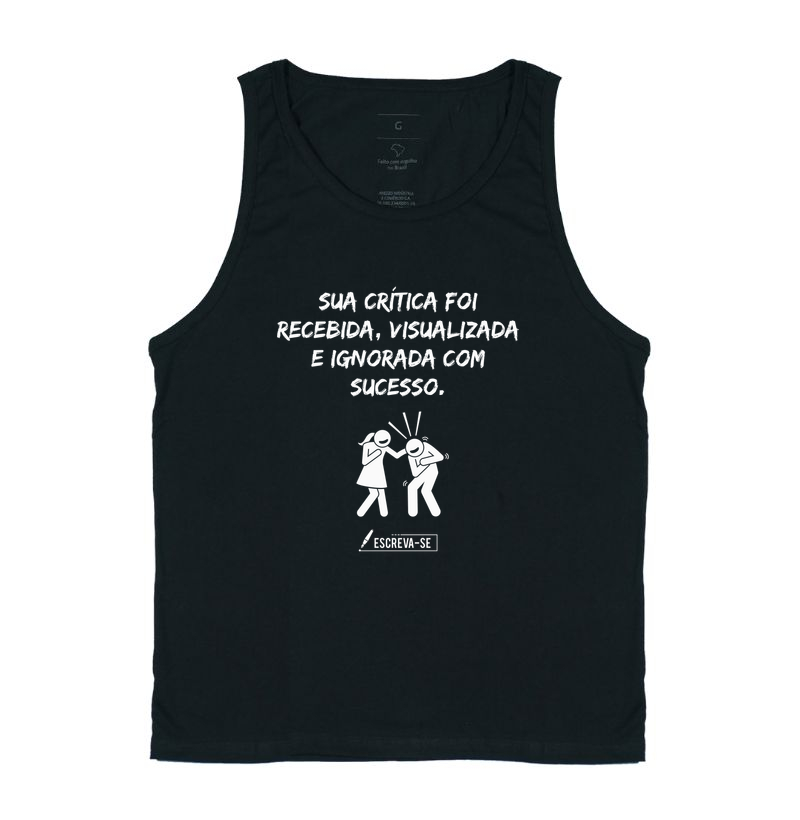 Sua crítica foi recebida, visualizada e ignorada com sucesso.