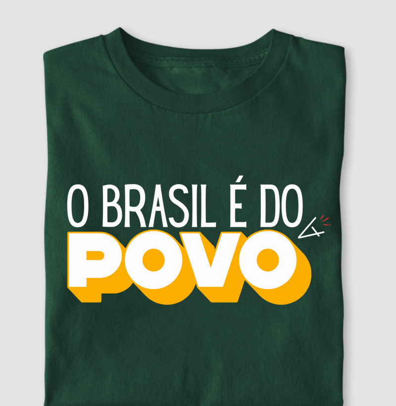 Camiseta O Brasil é do povo 