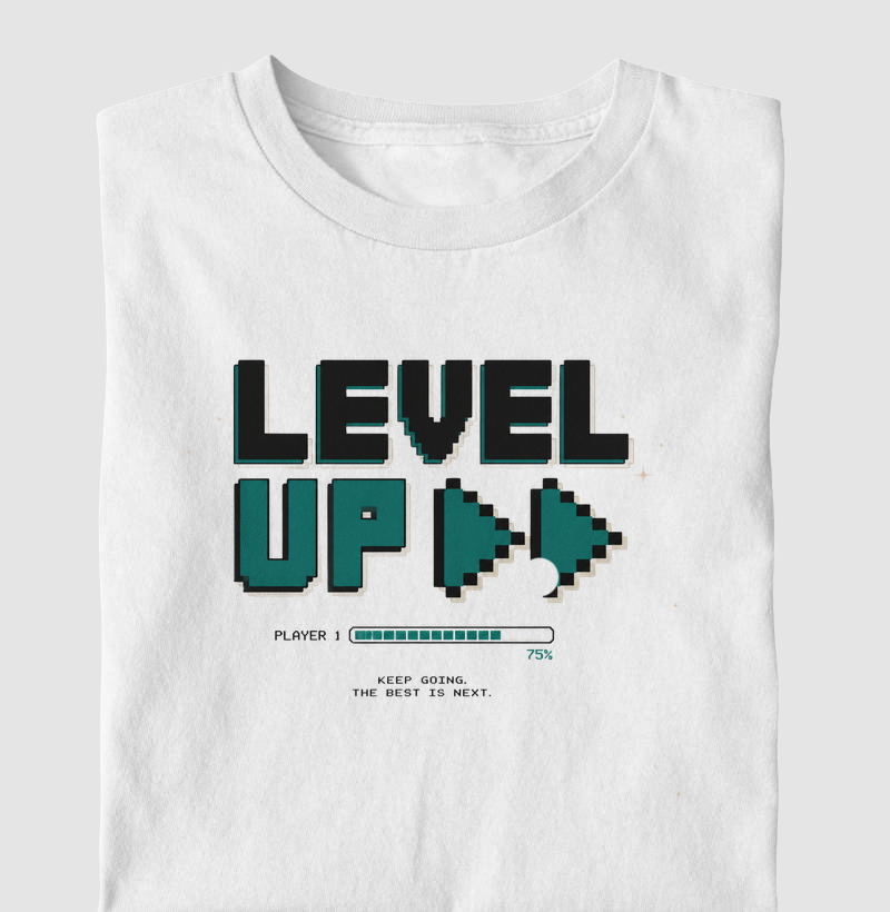 Camiseta Infantil Level Up