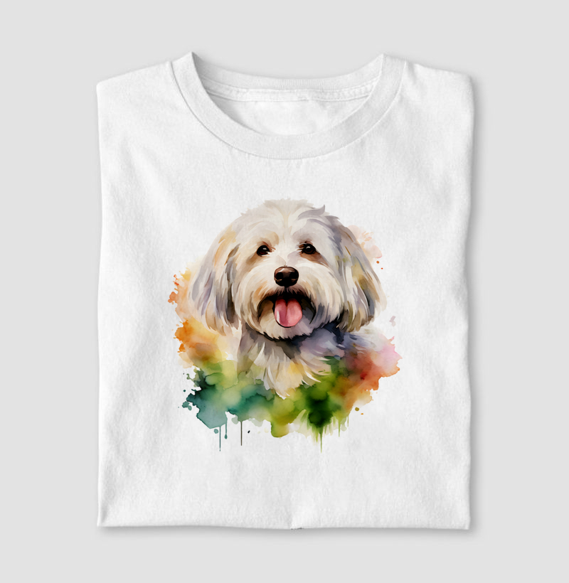 Coton De Tulear aquarela