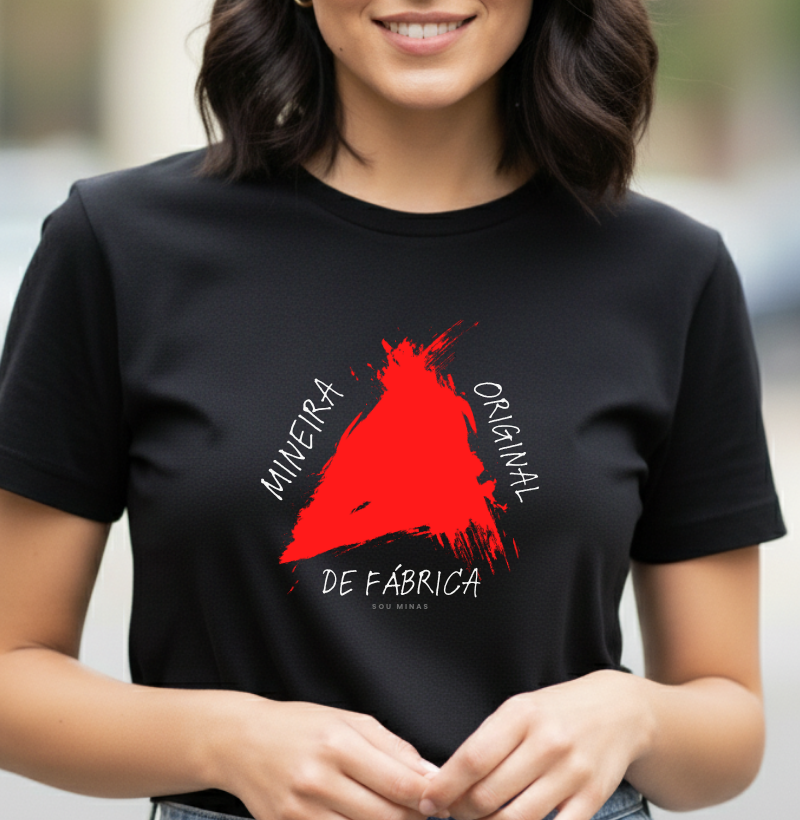 Camiseta Mineira Original de Fábrica | Autenticidade Mineira | Orgulho das Gerais - Algodão Peruano