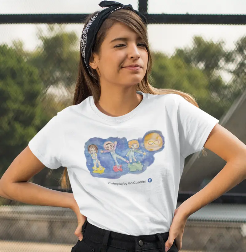 Camiseta Adulto Universo by Luiza Reis